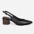 Slingback madeira preto - Imagem 1