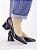 Scarpin salto bloco preto - Imagem 2