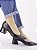 Scarpin salto bloco preto - Imagem 3