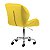 Cadeira Australia Amarelo em PU Base Estrela Rodízio - Imagem 5