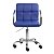 Cadeira Turquia Azul Safira em PU e Base Aranha Cromada - Imagem 2