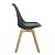 Cadeira Preta Charles Eames Style Soft Leda em PP/PU - Imagem 4