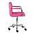 Cadeira Turquia Pink em PU e Base Aranha Cromada - Imagem 3