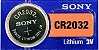 Bateria 2032 Sony - 1 Unidade - Imagem 1