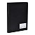 Pasta Catalogo 100 Envelope Preta Acp Pvc Com Visor 4 Parafusos - Imagem 1