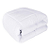 Edredom Queen Percal 180 Fios Manta 150g Quality 50% Algodão/50% Poliester Branco 2,60X2,40m - Imagem 1