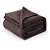 Cobertor Microfibra Solteiro Premium 200g/m² Marrom 1,50X2,20m - Imagem 1