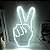 Luminária Placa Letreiro Decoração Led Neon Luz Parede USB - Imagem 4