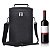 Bolsa Térmica 2 ou 4 Divisórias Wine Bag Porta Vinho Garrafa Taça Transporte Bebida Alça de Ombro - Imagem 1