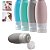 Kit 4 Frascos De Silicone Viagem Conjunto Shampoo Gel 90ml Reutilizável - Imagem 2