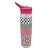 Garrafa Squeeze Esportiva Canudo 550ml Glitter Estampada - Imagem 4