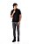 POLO TRICOT BOTAO MYR PRETA - Imagem 4