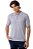 POLO TRICOT BOTAO MYR CINZA - Imagem 1