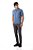 POLO TRICOT BOTAO MYR AZUL - Imagem 4