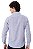 CAMISA LINHO MANGA LONGA MYR LISTRAS AZUL - Imagem 3