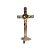 Cruz de Mesa E Parede Em Metal 20cm - Imagem 3