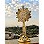 Ostensório Santíssimo Sacramento Dourado 18cm - Imagem 2