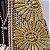 Nossa Senhora Aparecida 25cm Manto de Juta - Imagem 2