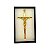 Cruz De Parede De Metal Dourada 15cm - Imagem 3