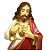 Sagrado Coração De Jesus Gesso 30cm - Imagem 5