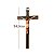 Cruz De Madeira De Pendurar Parede 24,5cm - Imagem 7
