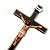 Cruz De Madeira De Pendurar Parede 24,5cm - Imagem 5
