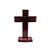 Cruz Crucifixo Madeira Mesa Pequeno Sem 13cm - Imagem 1