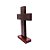 Cruz Crucifixo Madeira Mesa Pequeno Sem 13cm - Imagem 7