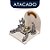 Mini Presépio De Mesa Prata Atacado - Imagem 1