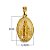 Medalha Milagrosa 2cm Branca Atacado - Imagem 4