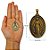 Medalha Milagrosa Grande 4cm Dourada Atacado - Imagem 4
