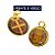 Medalha Resinada Dourada 2cm - Imagem 6
