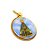 Medalha Resinada Dourada 2cm - Imagem 1