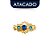 Broche Folheado P/ Manto 3cm Atacado - Imagem 1