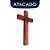 Cruz Crucifixo de Parede Sem Imagem 40cm Atacado - Imagem 1