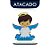 Anjo da Guarda Bebê Azul 13cm Atacado - Imagem 1