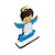 Anjo da Guarda Bebê Azul 13cm Atacado - Imagem 2