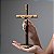 Crucifixo Mesa E Parede Em Madeira 27cm Atacado - Imagem 2