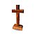 Cruz Madeira Maciça 12cm Mesa Parede - Imagem 1