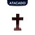 Cruz Crucifixo Madeira Mesa Sem Imagem 13cm Atacado - Imagem 1