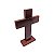 Cruz Crucifixo Madeira Mesa Sem Imagem 13cm Atacado - Imagem 6