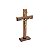 Crucifixo De Mesa E Parede Em Madeira 26cm - Imagem 1