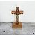 Crucifixo De Mesa Em Madeira Maciça 8,5cm Atacado - Imagem 6