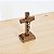 Crucifixo De Mesa Em Madeira Maciça 8,5cm - Imagem 6