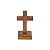 Crucifixo De Mesa Em Madeira Maciça 8,5cm - Imagem 4