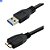 Cabo Usb-a X Micro Usb 3.0 Para Hd Externo 30cm - Imagem 1
