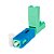 Conector Óptico, Tipo Fast, Com Trava, One Click SC/UPC, Azul - Imagem 5