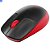 Mouse sem fio Logitech M190 com Design Ambidestro de Tamanho Padrão, Conexão USB e Pilha Inclusa - Vermelho - Imagem 3