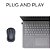 Mouse Óptico Sem Fio Logitech M185, Ambidestro, 1.000DPI, Compacto, 3 Botões, Cinza - Imagem 7