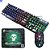Kit Gamer Teclado, Mouse e Mousepad Kuiyn T6 - Preto - Imagem 1